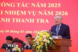 Phó Thủ tướng Thường trực Nguyễn Hòa Bình phát biểu chỉ đạo. (Ảnh: Văn Điệp/TTXVN)