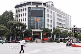 Trụ sở phường Ngọc Hà, thành phố Hà Nội. (Ảnh: Lê Đông/TTXVN)