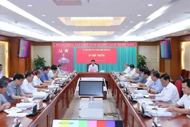 Quang cảnh Kỳ họp thứ 56 Ủy ban Kiểm tra Trung ương. (Ảnh: Phương Hoa/TTXVN)