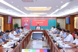 Quang cảnh Kỳ họp thứ 56 Ủy ban Kiểm tra Trung ương. (Ảnh: Phương Hoa/TTXVN)