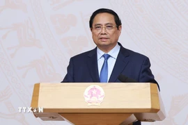 Thủ tướng Phạm Minh Chính chủ trì họp Ban Chỉ đạo quốc gia về hội nhập quốc tế. (Ảnh: Dương Giang/TTXVN)