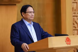 Thủ tướng Phạm Minh Chính khai mạc Phiên họp Chính phủ thường kỳ tháng 2 năm 2025. (Ảnh: Dương Giang/TTXVN)