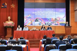 Ngày 27/11/2025, tại Hà Nội, Bộ Văn hóa Thể thao và Du lịch phối hợp với Ủy ban Nhân dân thành phố Hà Nội, Đài truyền hình Việt Nam và Hội nghệ sỹ nhiếp ảnh Việt Nam tổ chức Họp báo Ngày hội Việt Nam hạnh phúc - Vietnam Happy Fest 2025. Ngày hội sẽ diễn ra từ ngày 05 đến ngày 7/12/2025 tại Phố đi bộ Hồ Hoàn Kiếm (Hà Nội). (Ảnh: Minh Quyết/TTXVN)