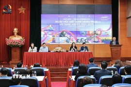Ngày 27/11/2025, tại Hà Nội, Bộ Văn hóa Thể thao và Du lịch phối hợp với Ủy ban Nhân dân thành phố Hà Nội, Đài truyền hình Việt Nam và Hội nghệ sỹ nhiếp ảnh Việt Nam tổ chức Họp báo Ngày hội Việt Nam hạnh phúc - Vietnam Happy Fest 2025. Ngày hội sẽ diễn ra từ ngày 05 đến ngày 7/12/2025 tại Phố đi bộ Hồ Hoàn Kiếm (Hà Nội). (Ảnh: Minh Quyết/TTXVN)