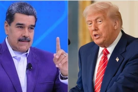 Tổng thống Mỹ Donald Trump và tổng thống Venezuela Nicolas Maduro. (Nguồn: TTXVN)