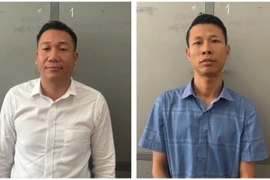 Đối tượng Phạm Khắc Học (trái) và đối tượng Trần Văn Kiên. (Nguồn: TYTXVN)