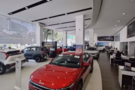 Quang cảnh trung tâm phân phối xe Kia tại thủ đô Mexico City, Mexico. (Ảnh: Phi Hùng/TTXVN)