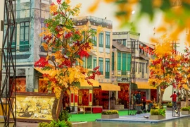 Phân khu tinh hoa Thu Hà Nội tại Hội chợ mùa Thu. (Nguồn: Vietnam+)