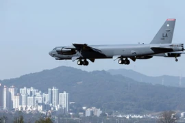 Máy bay ném bom chiến lược B-52H của Mỹ. (Ảnh: Yonhap/TTXVN)