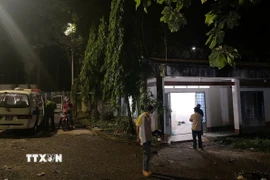 Hiện trường vụ án. (Ảnh: TTXVN phát)