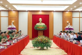 Tổng Bí thư Tô Lâm phát biểu. (Ảnh: Thống Nhất/TTXVN)