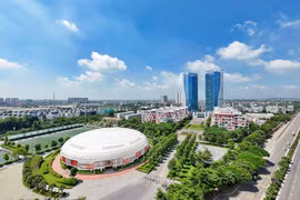 Toàn cảnh Đại học Phenikaa. (Ảnh: TTXVN phát)