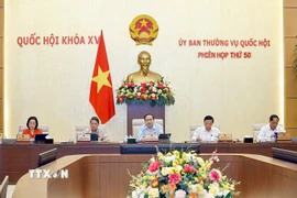 Chủ tịch Quốc hội Trần Thanh Mẫn phát biểu. (Ảnh: Doãn Tấn/TTXVN)