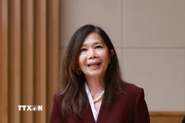 Bà Pauline Tamesis, Trưởng Đại diện thường trú của Liên hợp quốc tại Việt Nam. (Ảnh: Dương Giang/TTXVN)
