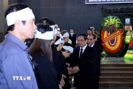 Thủ tướng Chính phủ Phạm Minh Chính chia buồn cùng gia đình. (Ảnh: Tuấn Anh/TTXVN)
