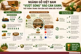 Gỗ Việt “vượt sóng” rào cản xanh, trở thành trung tâm sản xuất hàng đầu thế giới
