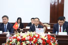 Thượng tướng Phạm Thế Tùng, Ủy viên Trung ương Đảng, Thứ trưởng Bộ Công an, dự Hội nghị. (Ảnh: Xuân Tú/TTXVN)