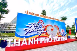 Hải Phòng hoàn tất công tác chuẩn bị Lễ hội Hoa Phượng Đỏ 2026. (Ảnh: Hoàng Ngọc/TTXVN)