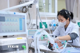 Từ những ngày cận Tết, bệnh viện Bạch Mai bước vào giai đoạn cao điểm với yêu cầu chủ động, sẵn sàng ứng phó. (Ảnh: Minh Quyết/TTXVN)