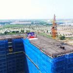 Tập đoàn Hòa Phát tổ chức lễ cất nóc 800 căn hộ nhà ở xã hội Khu công nghiệp Yên Mỹ II