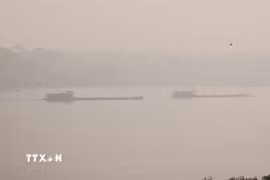 Chất lượng không khí của Hà Nội ở mức "không lành mạnh." (Nguồn: TTXVN)