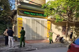 Phòng khám tại địa chỉ số 69 đường Lê Thánh Tông, phường Đông Vệ, thành phố Thanh Hóa . (Ảnh: Công an cung cấp)