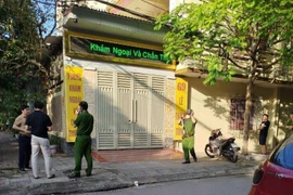 Phòng khám tại địa chỉ số 69 đường Lê Thánh Tông, phường Đông Vệ, thành phố Thanh Hóa . (Ảnh: Công an cung cấp)