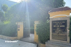 Ngôi nhà trên đường Mai Thúc Loan-nơi Bác cùng gia đình sống ở Huế những năm 1895-1901. (Ảnh: Thái Hà/Vietnam+)