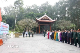 Khu Di tích K9 Đá Chông (Ba Vì, Hà Nội). (Ảnh: Phương Hoa/TTXVN)