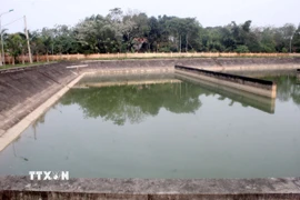 Hồ chứa nước của Nhà máy nước xã Cẩm Vân, huyện Cẩm Thủy Thanh Hóa. (Ảnh: Nguyễn Nam/TTXVN)