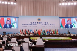 Ngày 1/9, các nguyên thủ quốc gia của Tổ chức Hợp tác Thượng Hải (SCO) đã phê chuẩn Tuyên bố Thiên Tân với chiến lược phát triển cho giai đoạn 2026-2035. (Ảnh: Dương Giang/TTXVN)