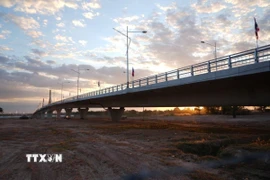 Cầu Hữu nghị Lào-Thái Lan số 5. (Ảnh: TTXVN phát)