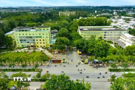 Toàn cảnh Trường Đại học Trà Vinh (tỉnh Vĩnh Long). (Ảnh: TTXVN phát)