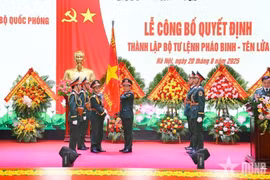 Công bố quyết định thành lập Bộ Tư lệnh Pháo binh-Tên lửa