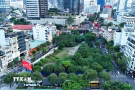 Thành phố Hồ Chí Minh tận dụng đất “vàng” làm công viên phục vụ Tết 2026