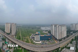Toàn cảnh Bệnh viện Nhi Hà Nội trên địa bàn phường Yên Nghĩa