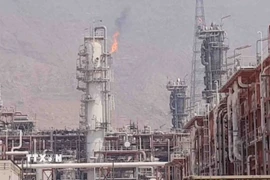 Mỏ khí đốt South Pars của Iran. (Ảnh: IRNA/TTXVN)