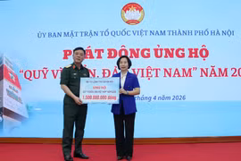 Hà Nội phát động ủng hộ Quỹ “Vì biển, đảo Việt Nam” năm 2026. (Nguồn: Hanoimoi)