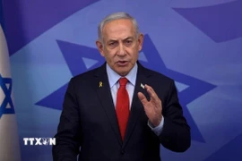 Thủ tướng Israel Benjamin Netanyahu. (Ảnh: THX/TTXVN)