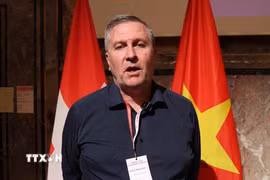 Ông Stefan Winzenried - Nhà sáng lập và CEO của công ty công nghệ JANZZ.technology của Thụy Sĩ. (Ảnh: TTXVN phát)