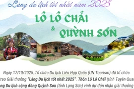 Việt Nam có 2 đại diện được công nhận “Làng Du lịch tốt nhất năm 2025” 