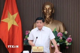 Phó Thủ tướng Nguyễn Chí Dũng phát biểu. (Ảnh: An Đăng/TTXVN)