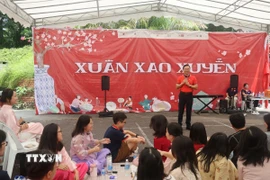 Đại sứ Việt Nam tại Singapore phát biểu tại Lễ hội. Ảnh: Việt Dũng (P/v TTXVN tại Singapore)