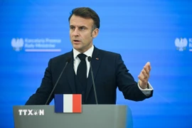 (Tư liệu) Tổng thống Pháp Emmanuel Macron. (Ảnh: PAP/TTXVN)