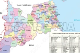 96 đơn vị hành chính cấp xã của tỉnh Quảng Ngãi năm 2025