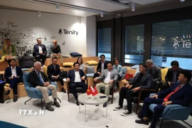 Quang cảnh cuộc tọa đàm. (Ảnh: Anh Hiển/TTXVN)