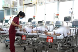 Bệnh nhân đột quỵ cấp điều trị tại khoa Cấp cứu Bệnh viện Chợ Rẫy.