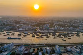 Cầu Cần Thơ bắc qua sông Hậu, nối thành phố Cần Thơ và tỉnh Vĩnh Long. (Ảnh: Thanh Liêm/TTXVN)