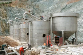 Công trình hệ thống cấp nước Suối Sửu (Tuyên Quang) về đích vượt tiến độ 4 tháng. (Ảnh: Đức Thọ/TTXVN)