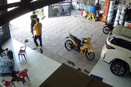 Ảnh chụp màn hình từ camera an ninh.